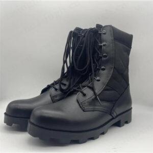 Bottes tactiques du désert en cuir de vache pour hommes