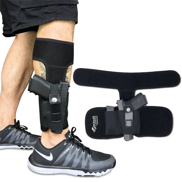 Etui portable pour moto, sangle de cheville, étui invisible à tirage rapide