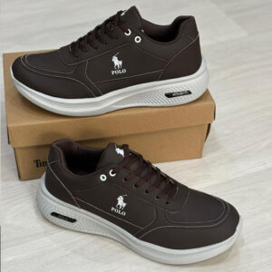 Basket Homme - Polo - Marron