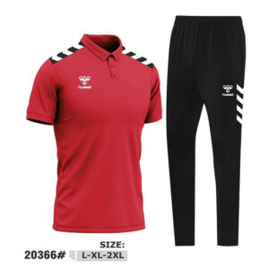Tenue de Sport unisex - Rouge/Noir