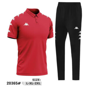 Tenue de Sport unisex - Rouge/Noir