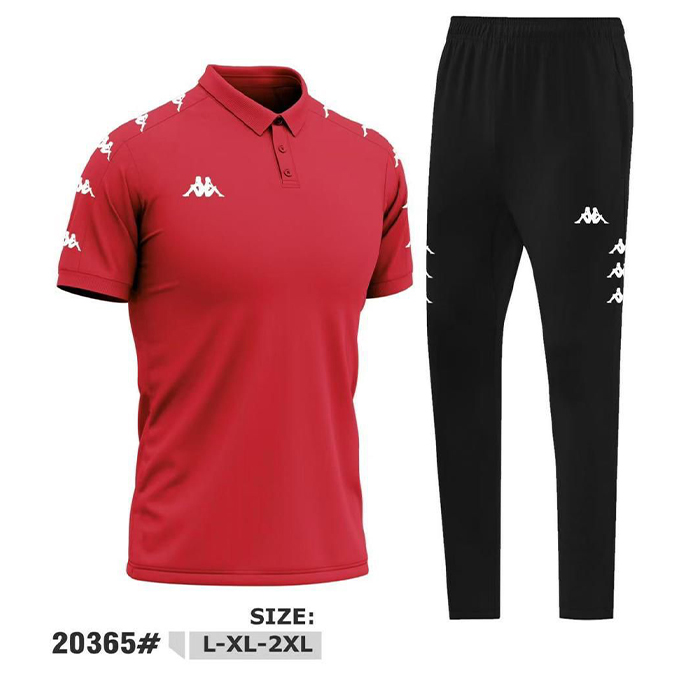 Tenue de Sport unisex - Rouge/Noir