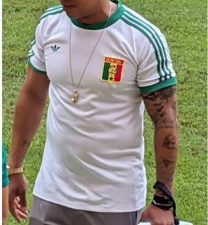 MAILLOT Sénégal Vintage Caire 86 (BOCANDE) Blanc