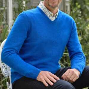 Pull-Over manche longue - Coton - Col V