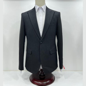 Veste Blazer pour homme prés du corps  - Noir