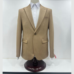 Veste Blazer pour homme prés du corps - Beige