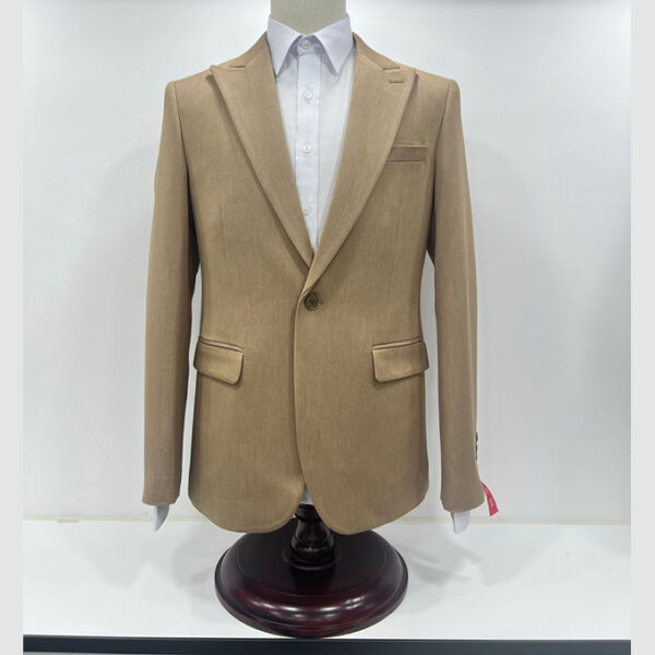 Veste Blazer pour homme prés du corps - Beige