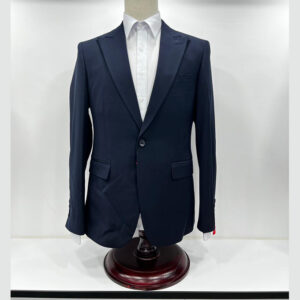 Veste Blazer pour homme prés du corps - Bleu de nuit