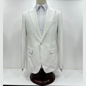 Veste Blazer pour homme prés du corps - Blanc