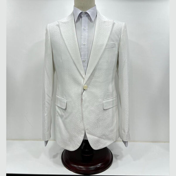 Veste Blazer pour homme prés du corps - Blanc