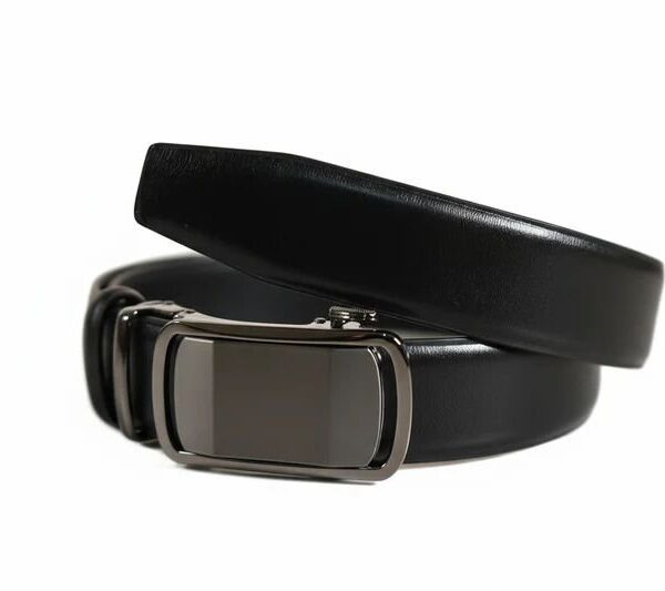 Ceinture en Cuir Noir