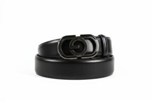 Ceinture en Cuir Noir