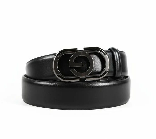 Ceinture en Cuir Noir