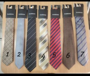 Cravates (choix par numéro)