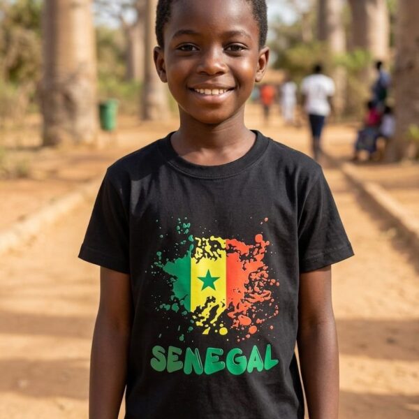 T-Shirt Sénégal Enfant De 02 à 12 ans