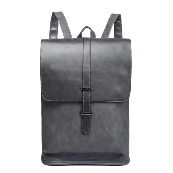 Sac à dos en Cuir Gris